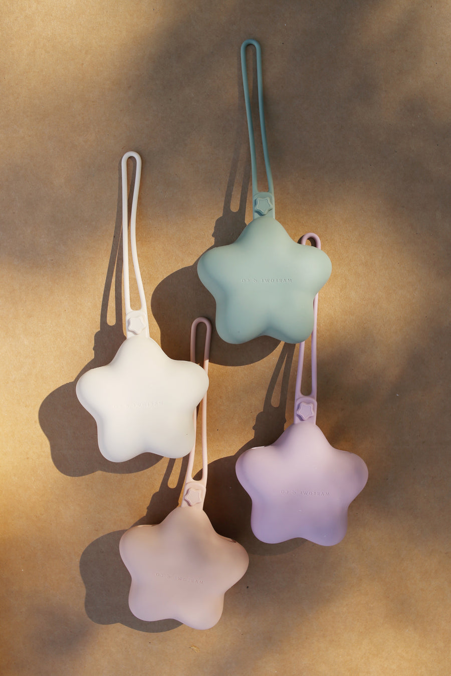 Sage/Shifting Sand Silicone Pacifier Case (2 Pack)