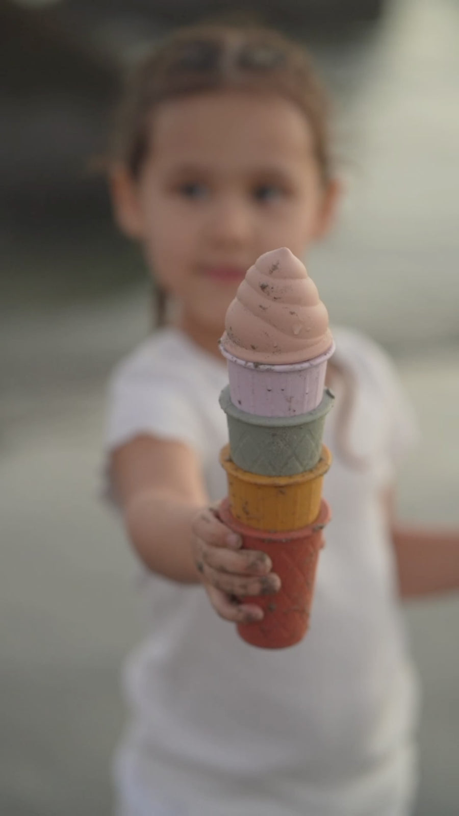 Classic Retro Ice Cream Beach Set