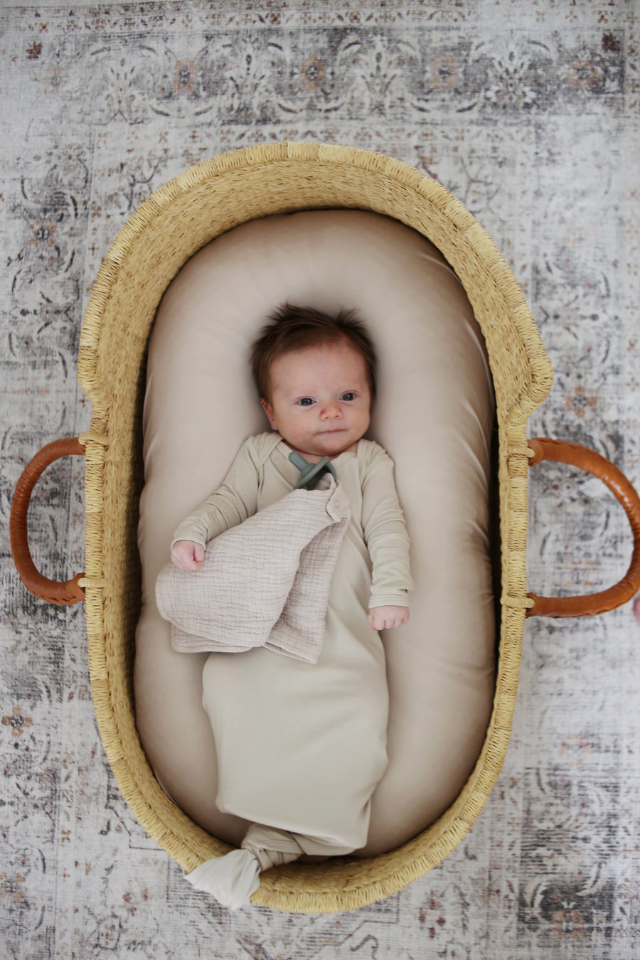 Natural Sand Lovey Blanket