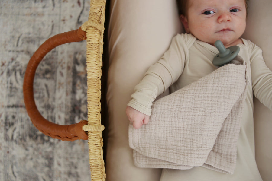 Natural Sand Lovey Blanket